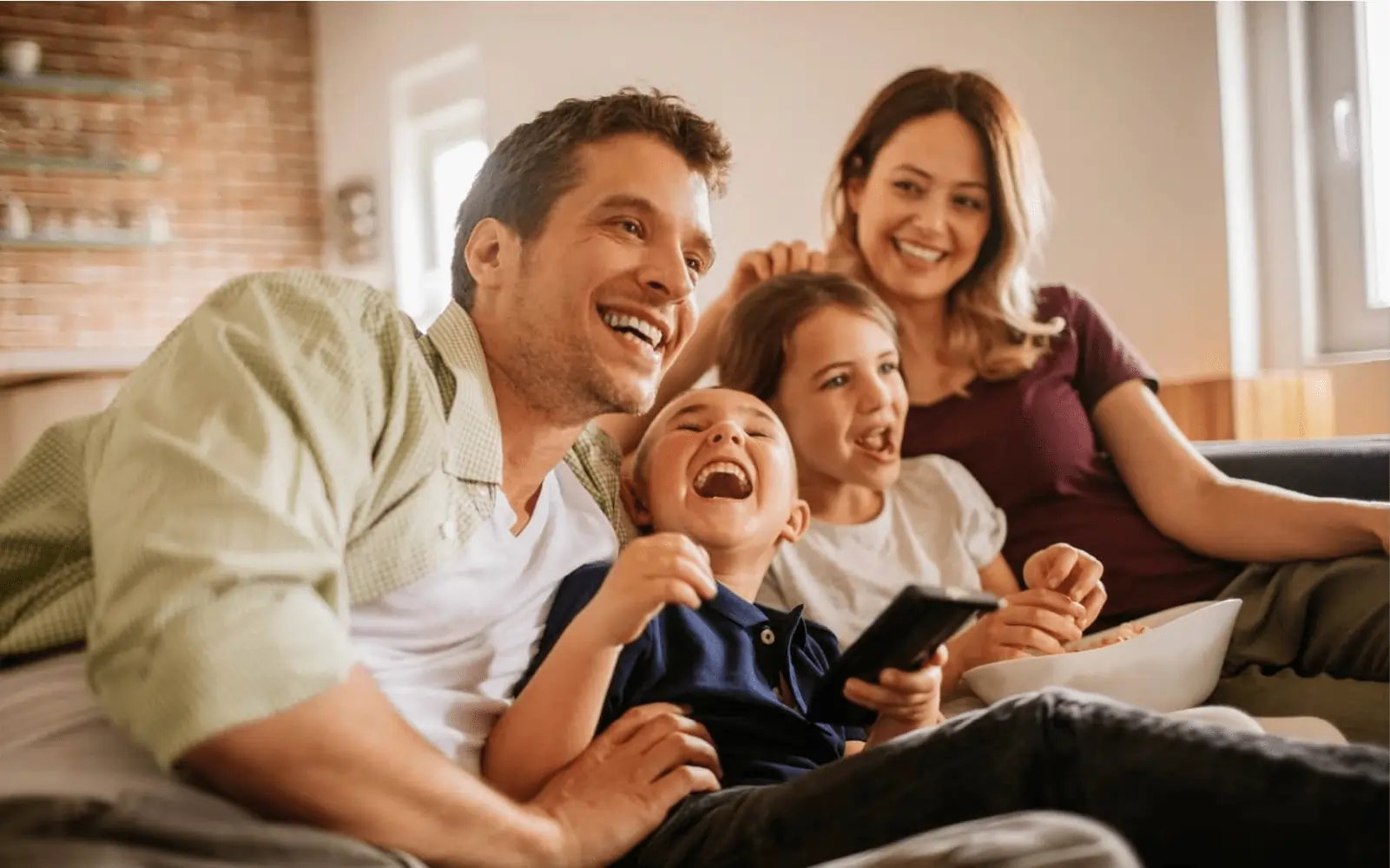 famille recomposée épanouie